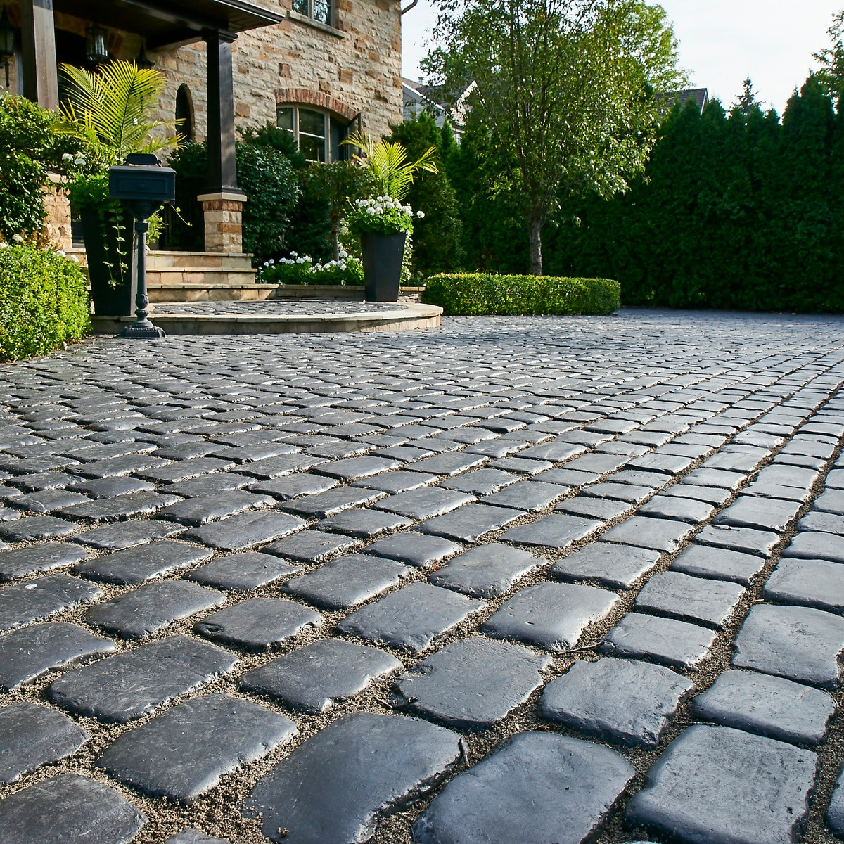 Courtstone driveway pavers in Basalt