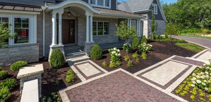 Front Entrance with Contrasting Boarders