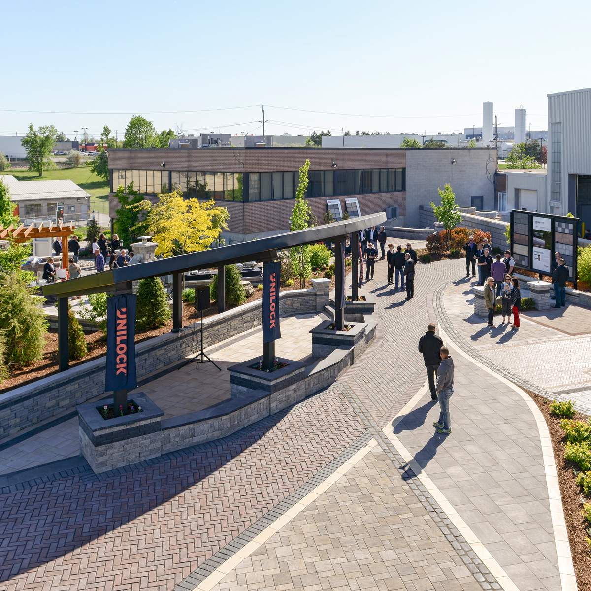 Pavers displayed in Outdoor Idea Center